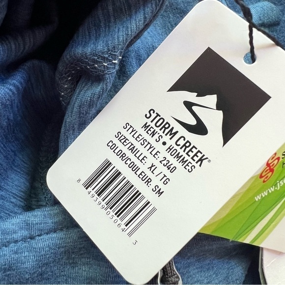 Yellowstone National Park 1/4 Zip Pullover Jacket Sueded Jersey Blue Size XL NWT - Picture 8 of 10